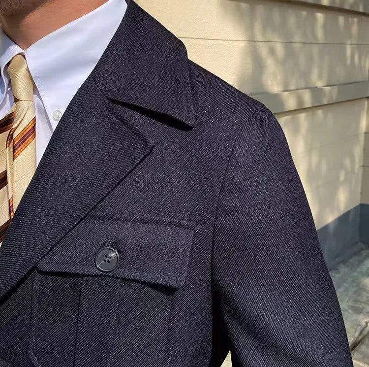Drune | Wintermantel mit Schneiderkragen, Haute Couture