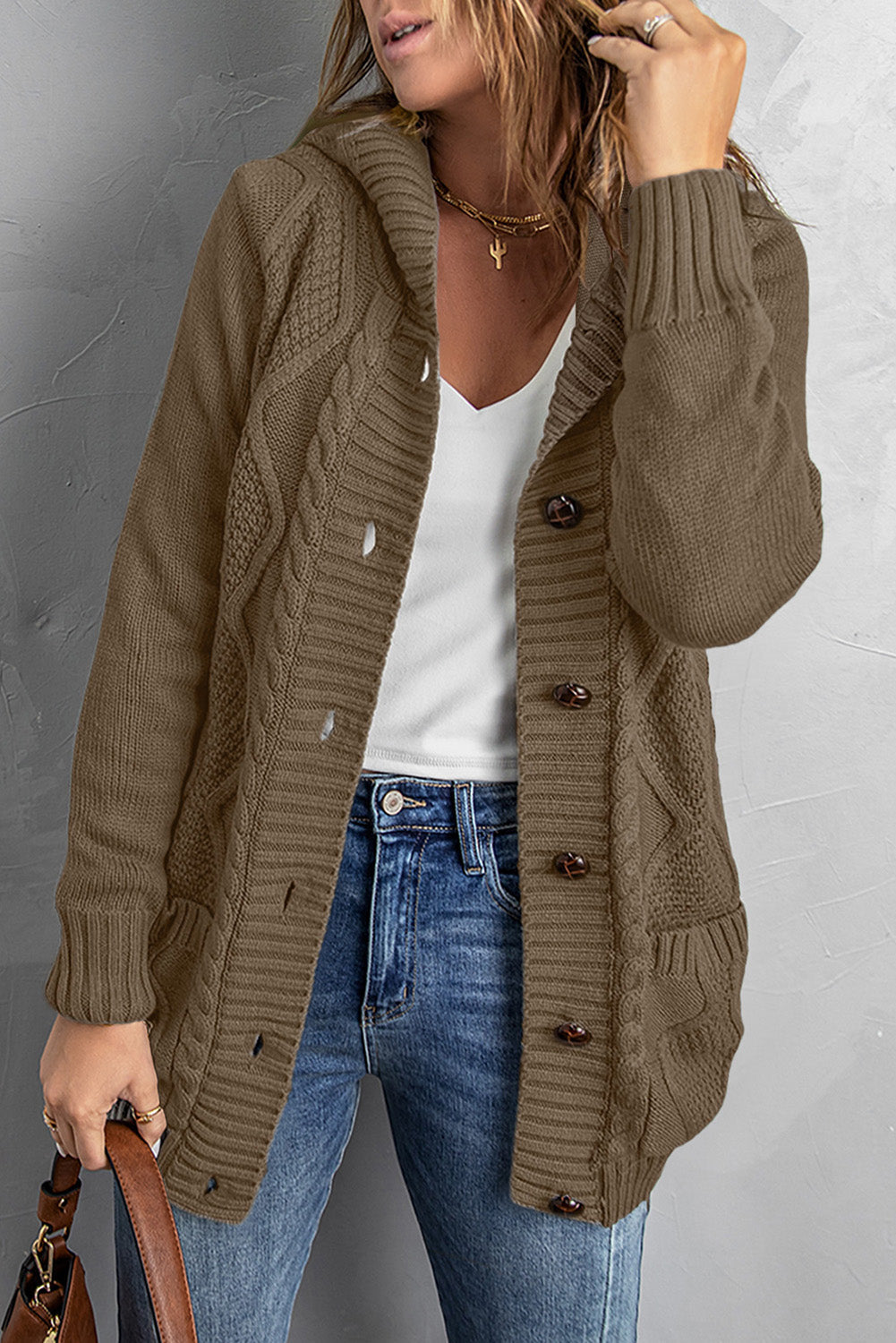 Drune | Lässige und Stilvolle Allgemeine Strickjacke