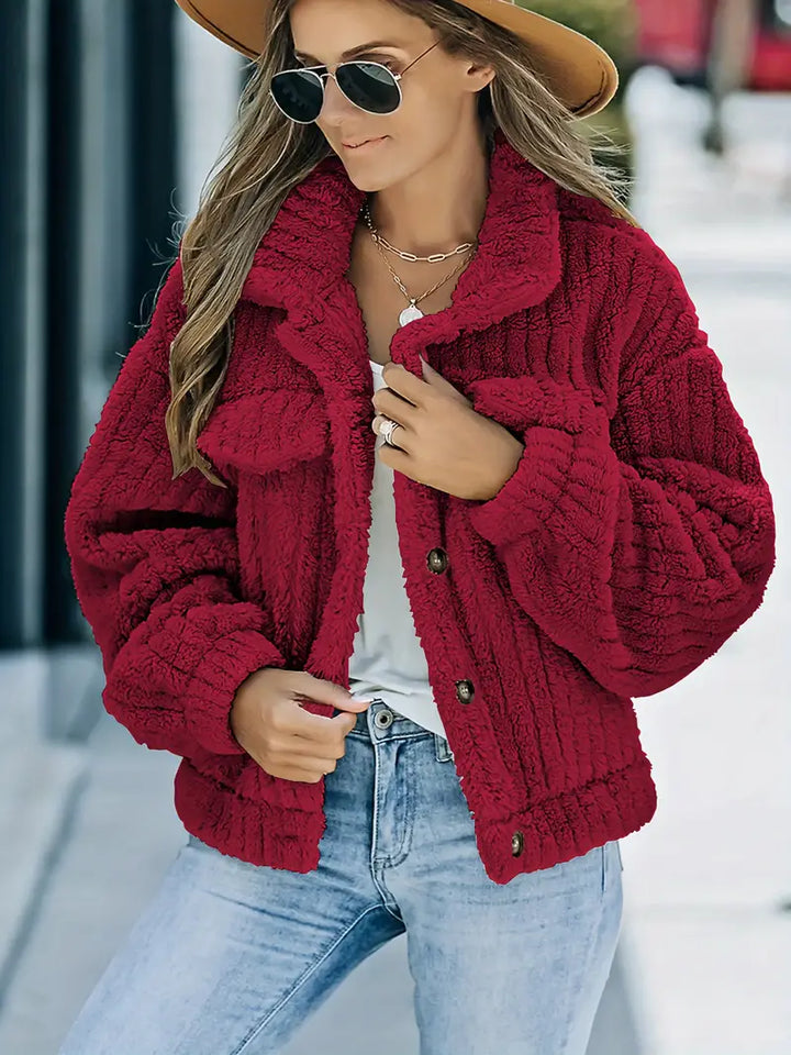 Drune | Einfarbige Lederjacke