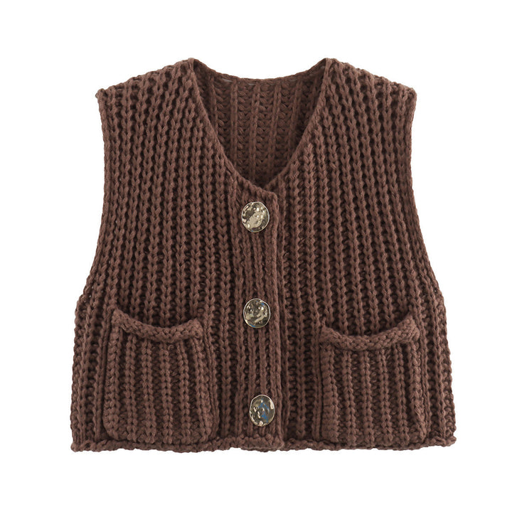 Drune | Ärmellose Gestrickte Weste