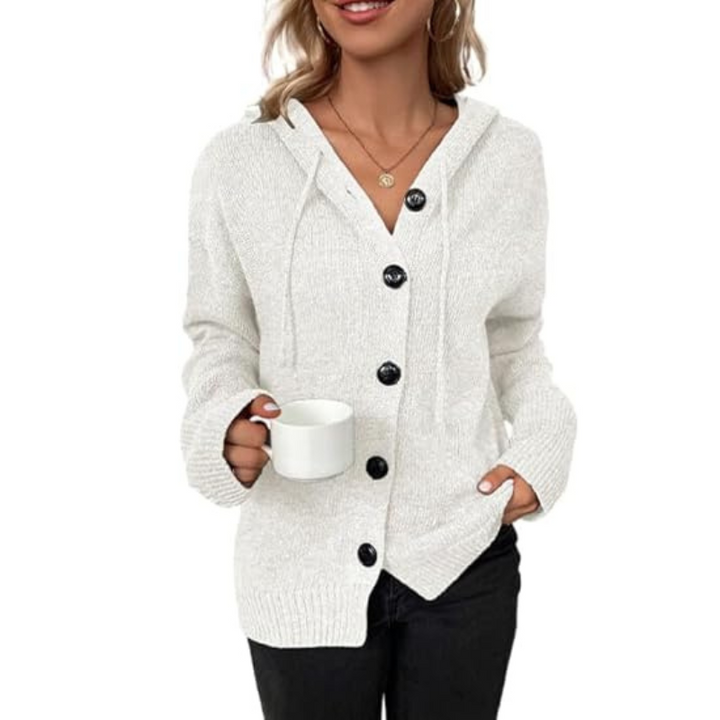 Drune | Cozy knitted cardigan with buttons for women