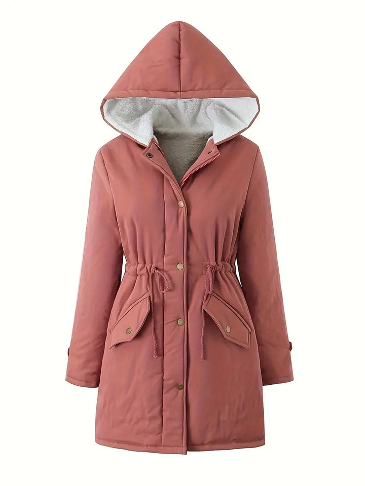 Drune | Gefütterte Parkajacke mit Kapuze Winddicht und Warm Praktisches Design