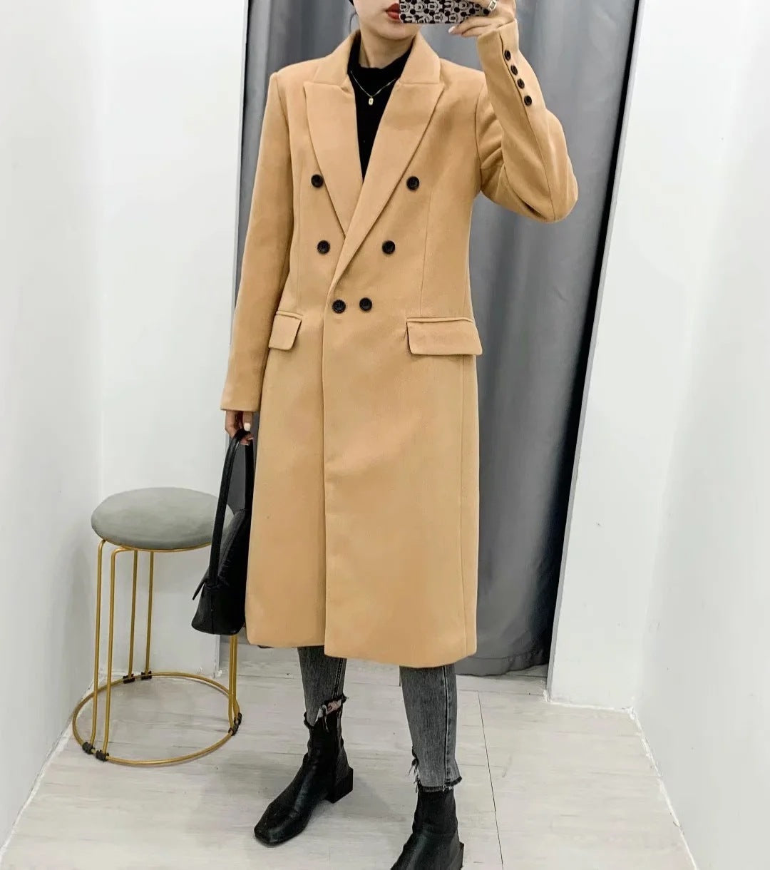 Drune | Zweireihige Jacke mit Kapuze