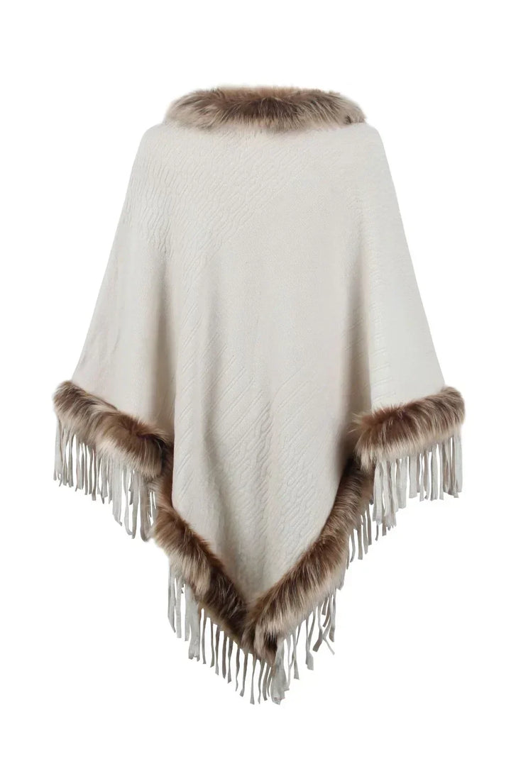 Drune | Stilvoller Winterponcho für Damen