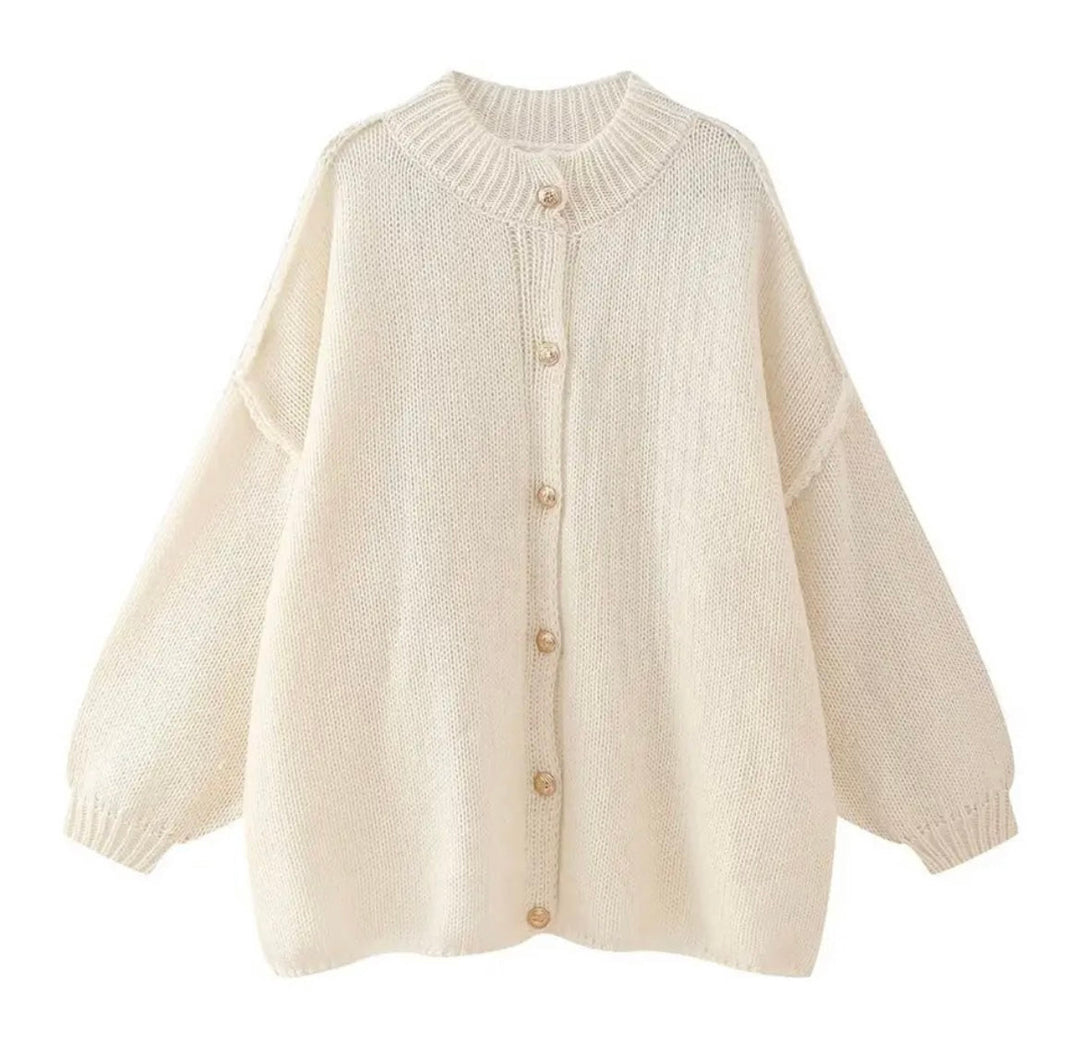Drune | Cozy oversized knit cardigan sweater