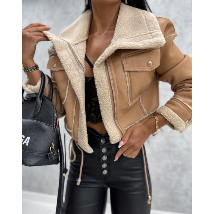 Drune | Kurze Winterjacke mit Warmem Futter für Frauen