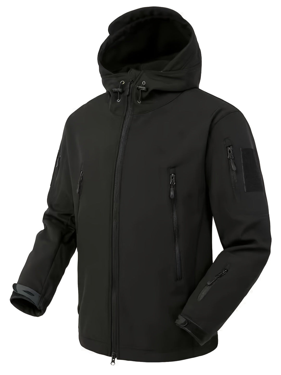 Drune | Kapuzen-Outdoorjacke Mit Sicheren Reißverschlusstaschen Für Herren - Perfekt für Outdoor-Aktivitäten