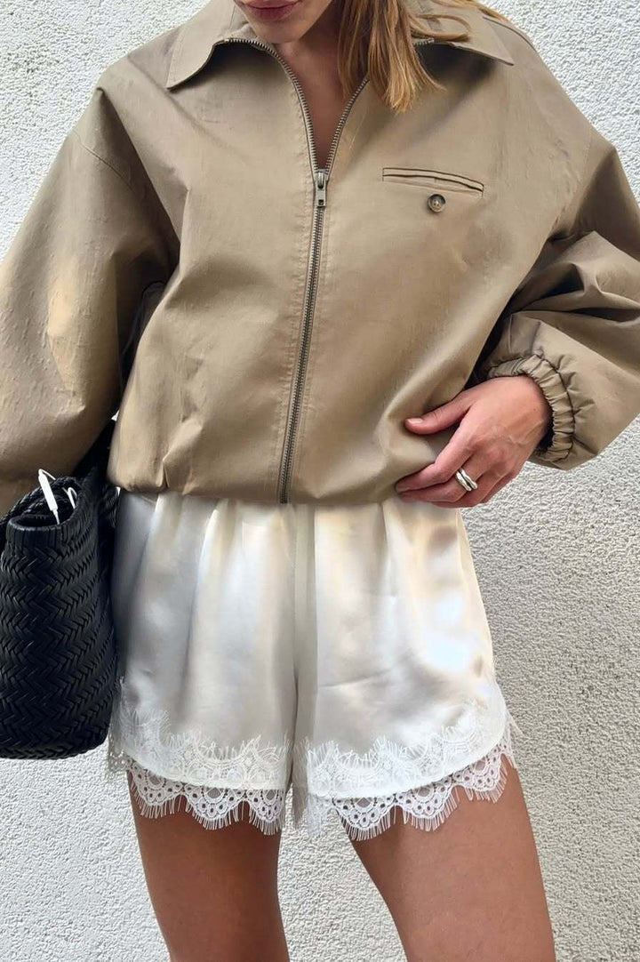 Drune | Up Cropped Khaki Jacke