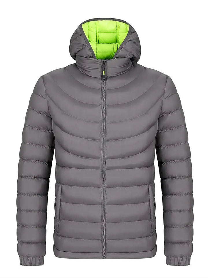 Drune | Herrenjacke gefüttert mit hohem Kragen für Herbst und Winter