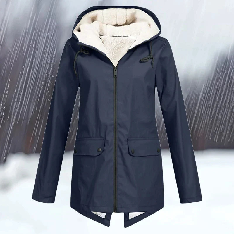 Drune | Wind und Wasserdichte Jacke mit Kapuze und Verdickung