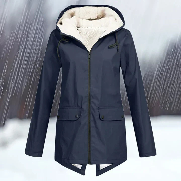 Drune | und wasserdichte Jacke mit Kapuze und Verstärkung