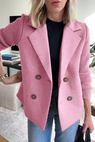 Drune | Eleganter Blazer mit kontrastierenden Ärmeln