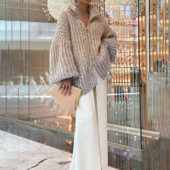 Drune | Lässige Strick Strickjacke