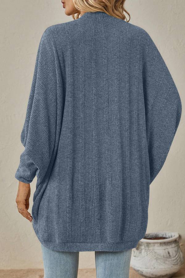 Drune | Bat Ärmel Cardigan Lockere Gestrickte Jacke