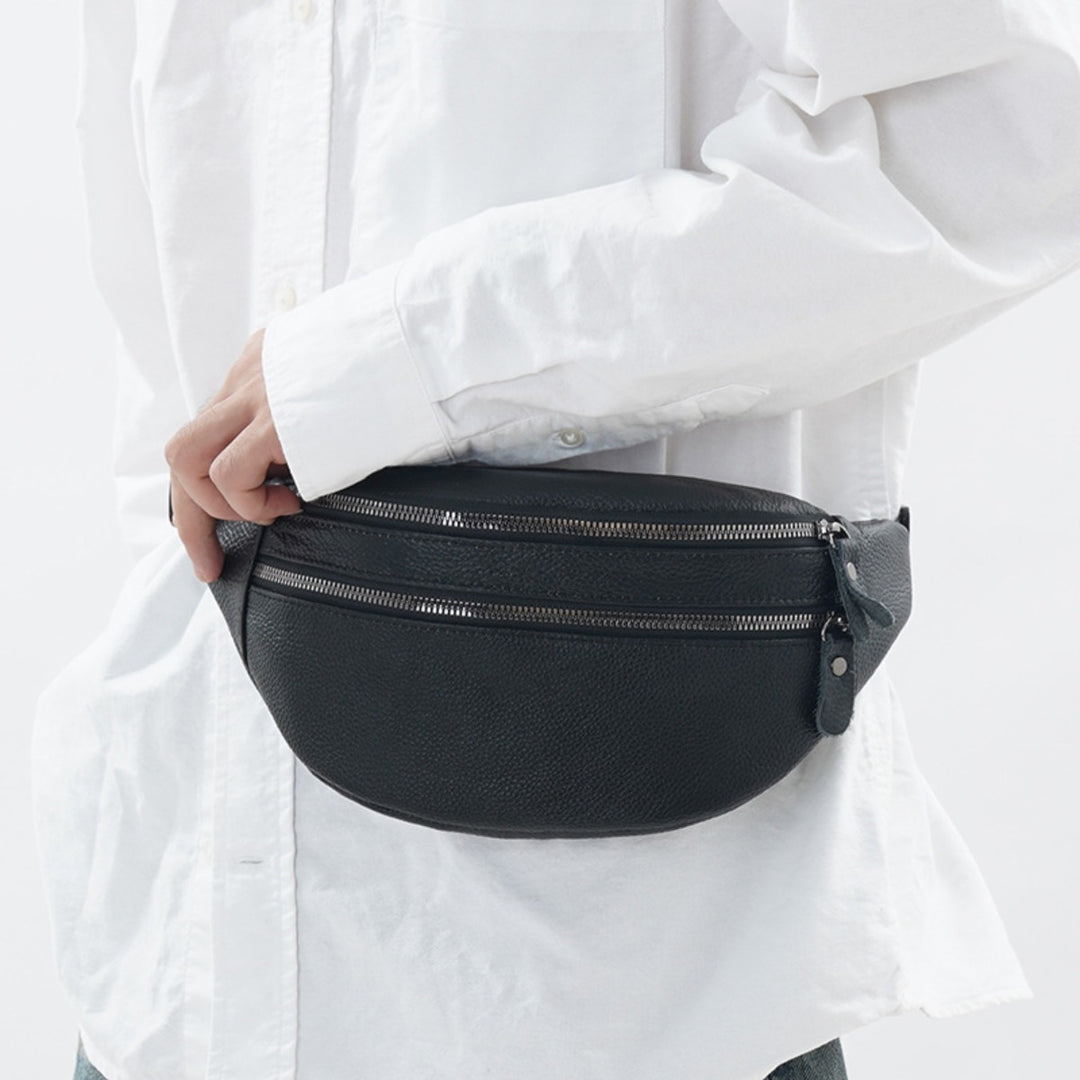 Drune | Leder Herren Crossbody Gürteltasche