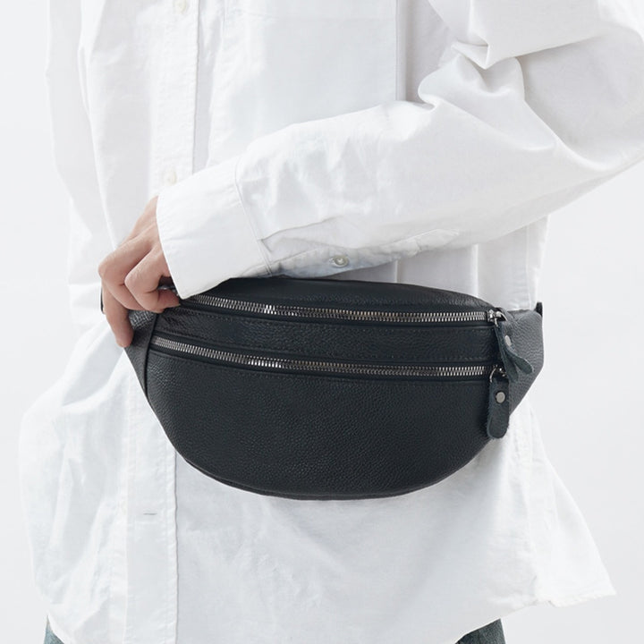 Drune | Leder Herren Crossbody Gürteltasche