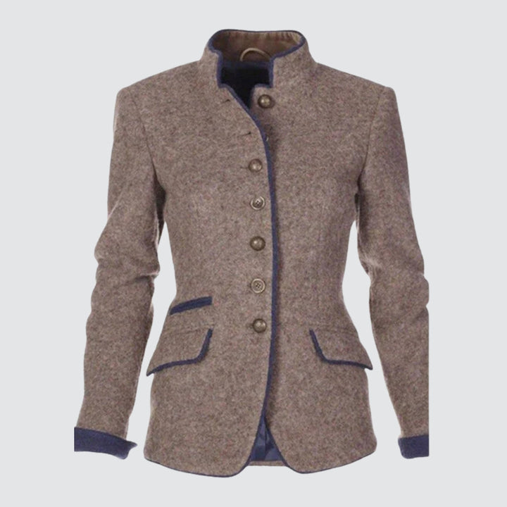 Drune | Elegante einfarbige Damenjacke