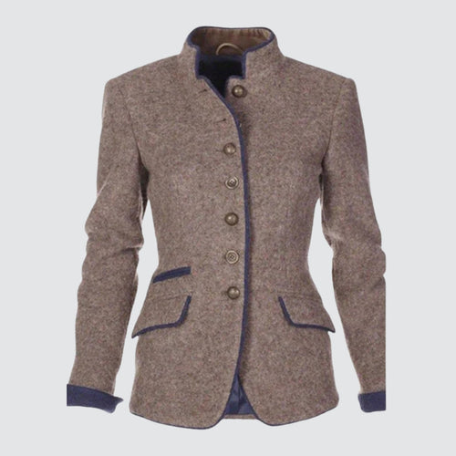 Drune | Elegante einfarbige Damenjacke