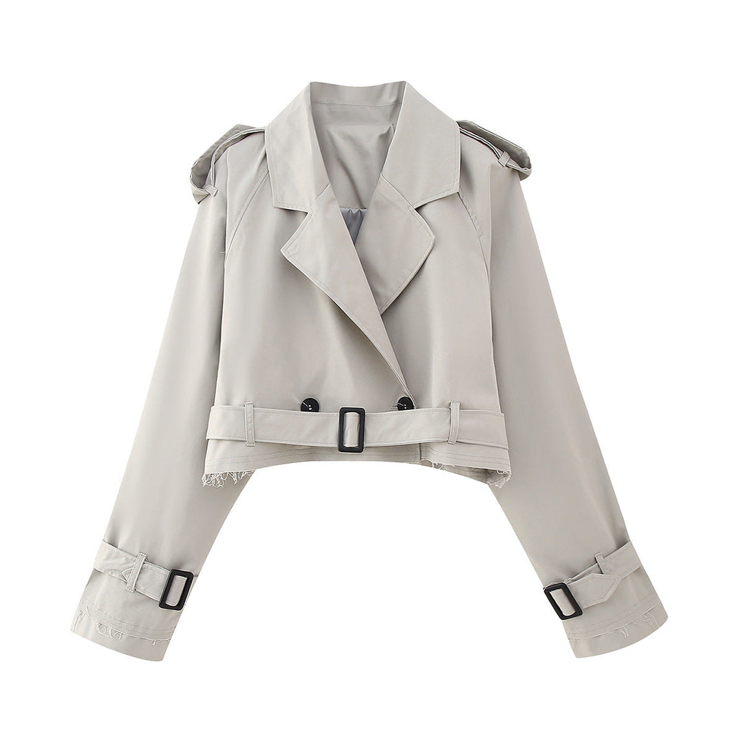 Drune | Kurzer Trenchcoat