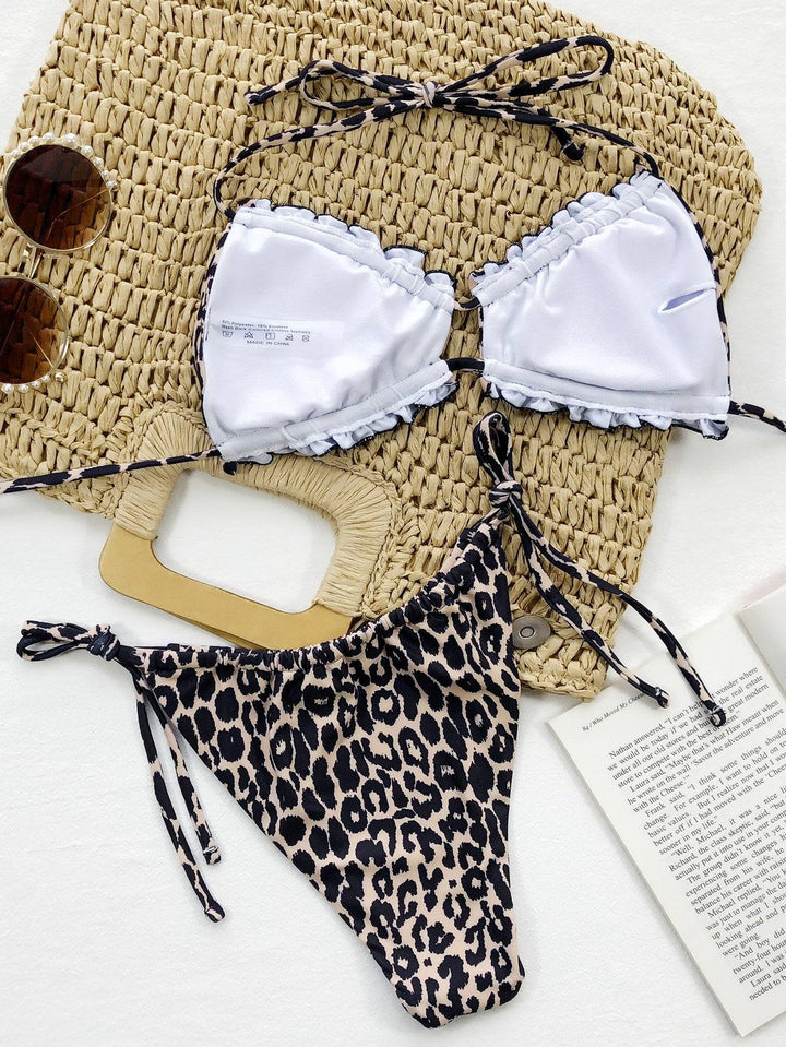 Drune | Rüschentrill Halterneck Bikini Set