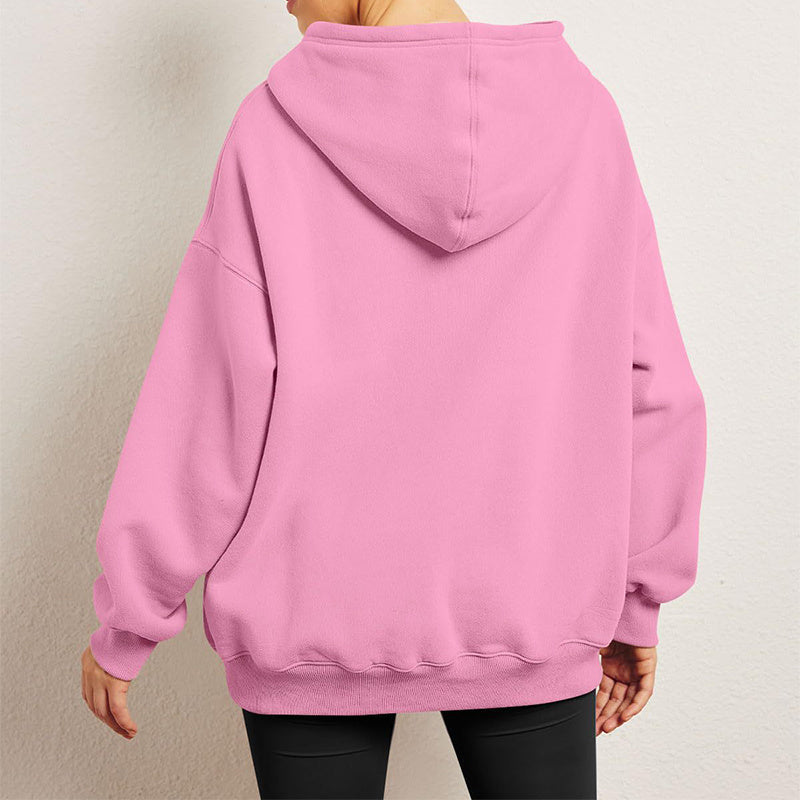 Drune | Oversized-Pullover aus Fleece mit Tasche für Damen