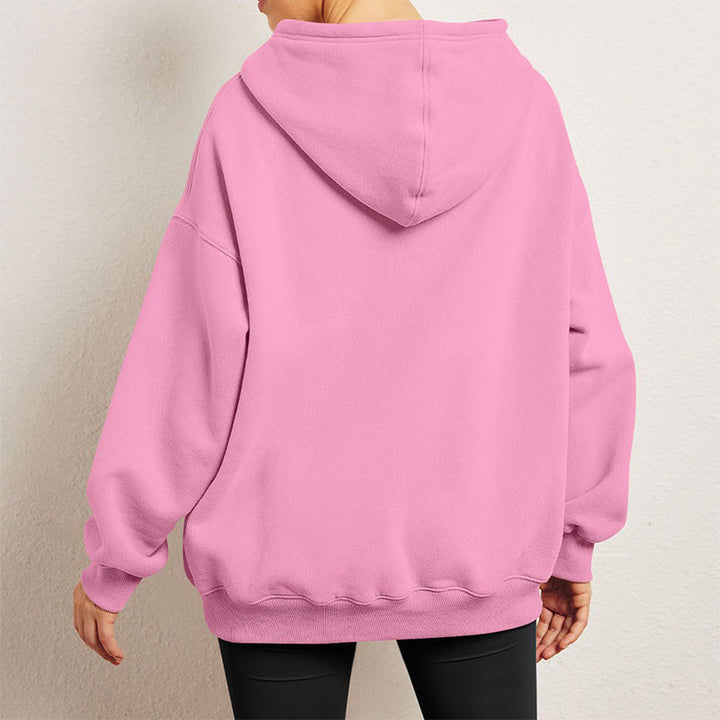Drune | Oversized-Pullover aus Fleece mit Tasche für Damen