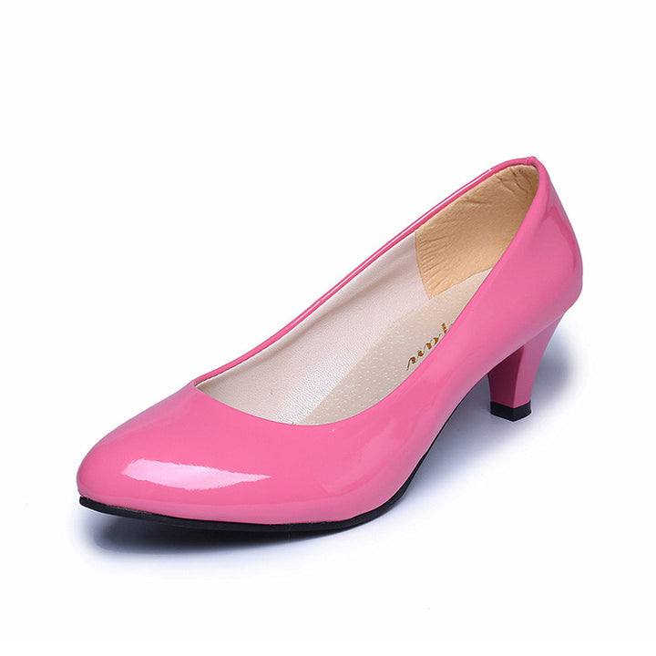 Damen nan klassische Pumps mit niedrigem Kitten-Absatz und gepolsterter Komfortinnensohle Drune