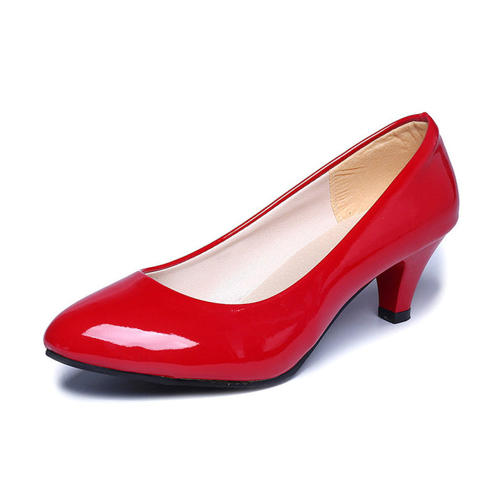 Damen nan klassische Pumps mit niedrigem Kitten-Absatz und gepolsterter Komfortinnensohle Drune