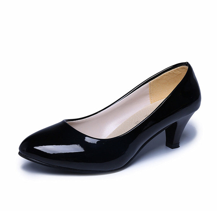 Damen nan klassische Pumps mit niedrigem Kitten-Absatz und gepolsterter Komfortinnensohle Drune