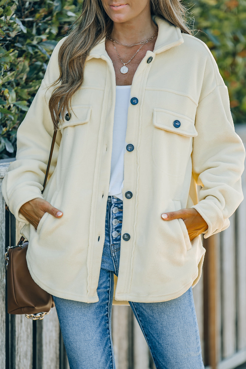 Drune | Lässige Fleecejacke mit Taschen Weich und Warm Perfekt Für Kühl Tage