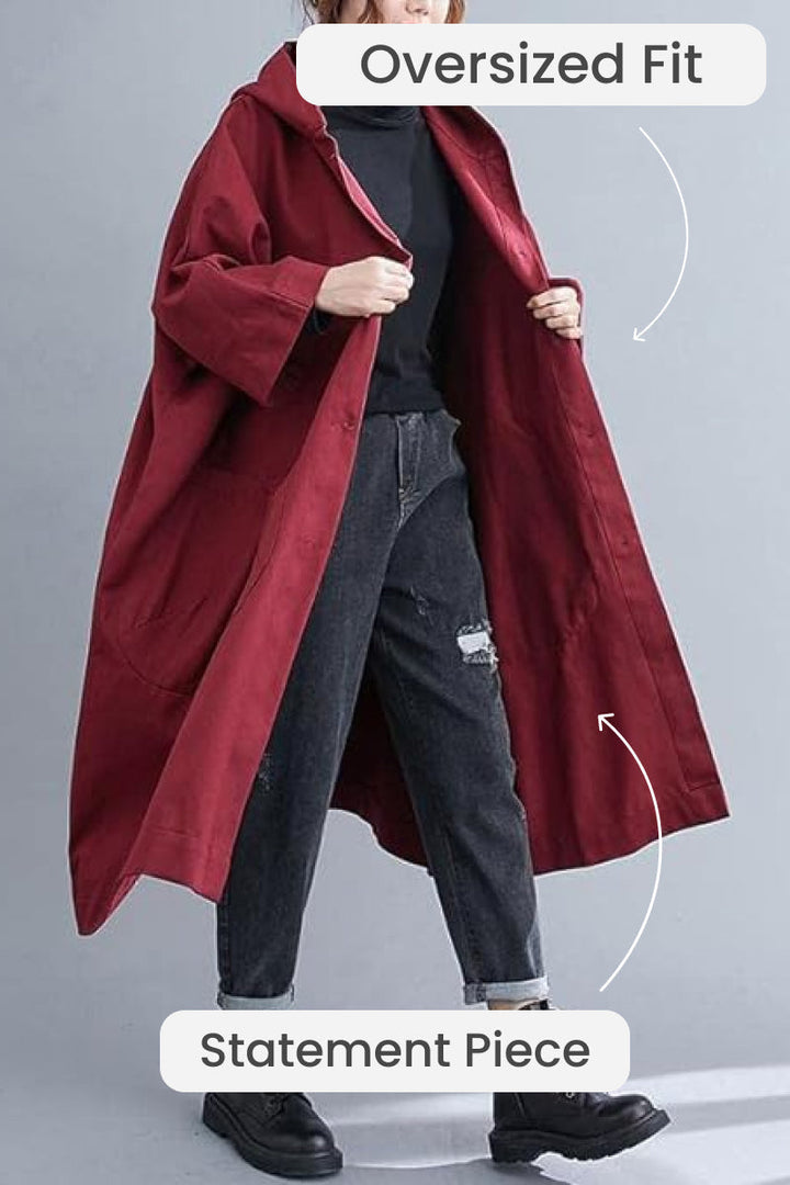 Drune | Übergroße Wasserdichte Windbreaker-Jacke