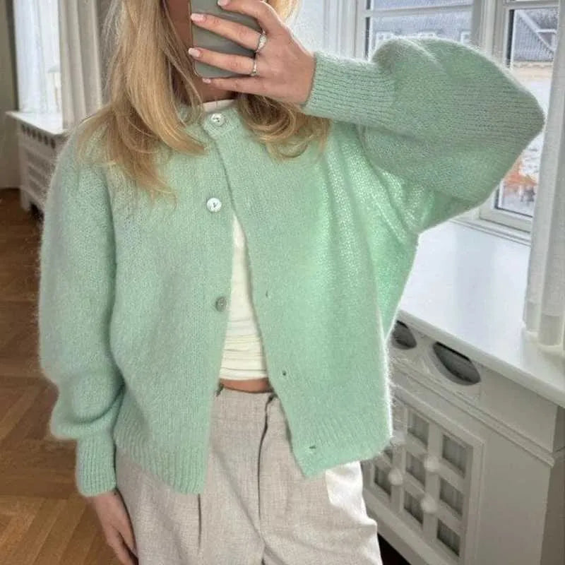 Drune | Damenpullover mit Knopfverschluss
