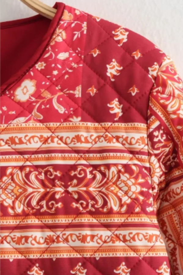 Drune | Gedruckte Baumwolljacke
