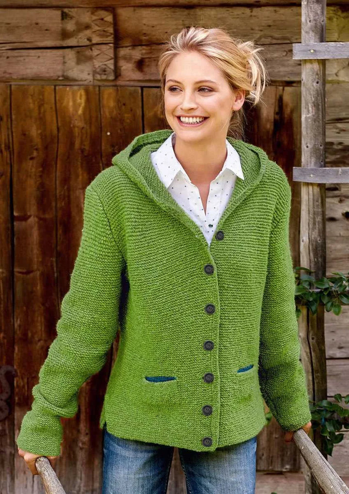 Drune | Stilvolles Strickjacke mit Kapuze