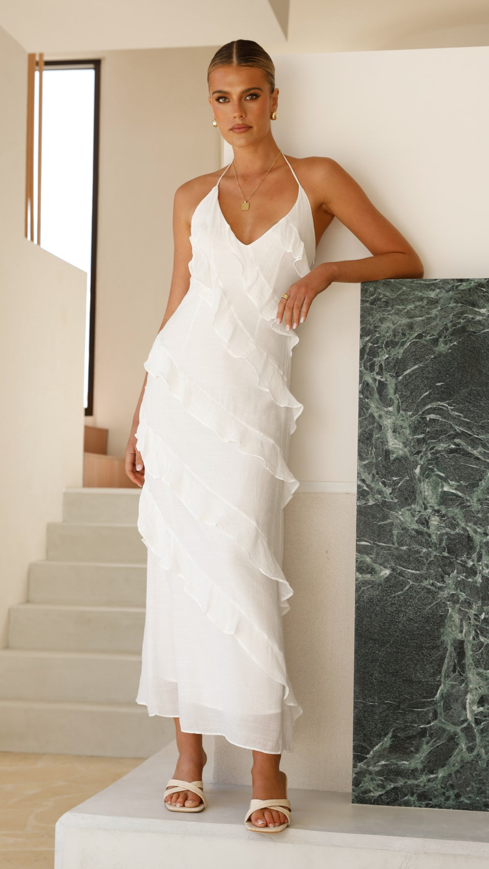 Drune | Kleid Mit Verspielten Rüschen