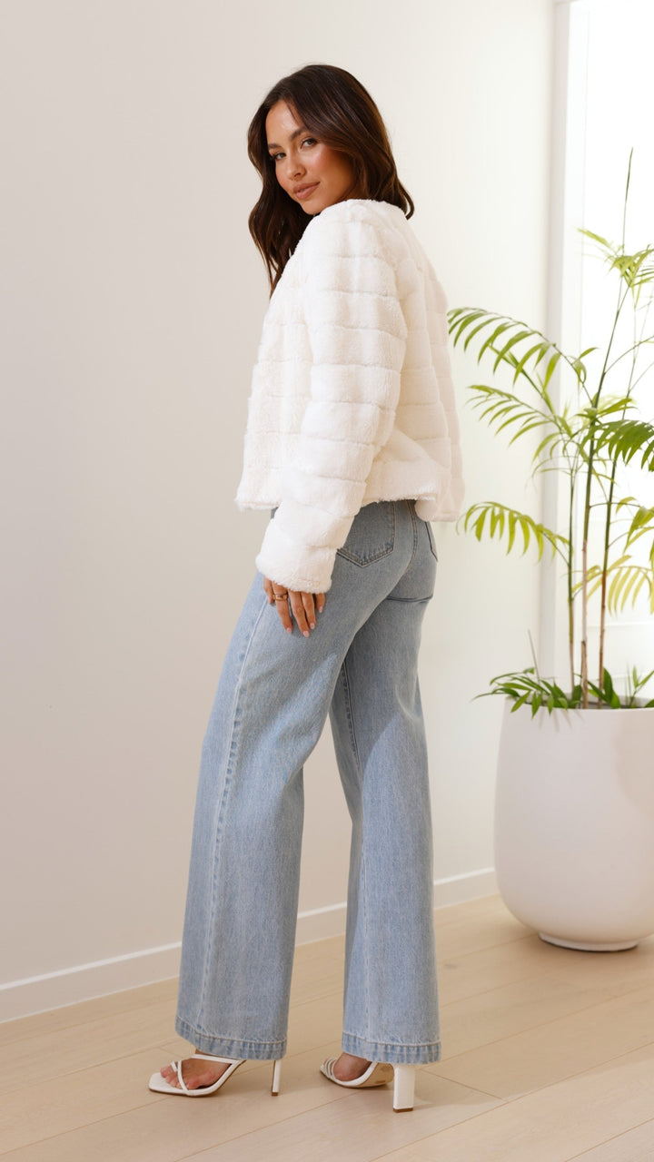Drune | Short Jacket - Strukturierte Passform - Gep quiltetes Design - Offene Vorderseite