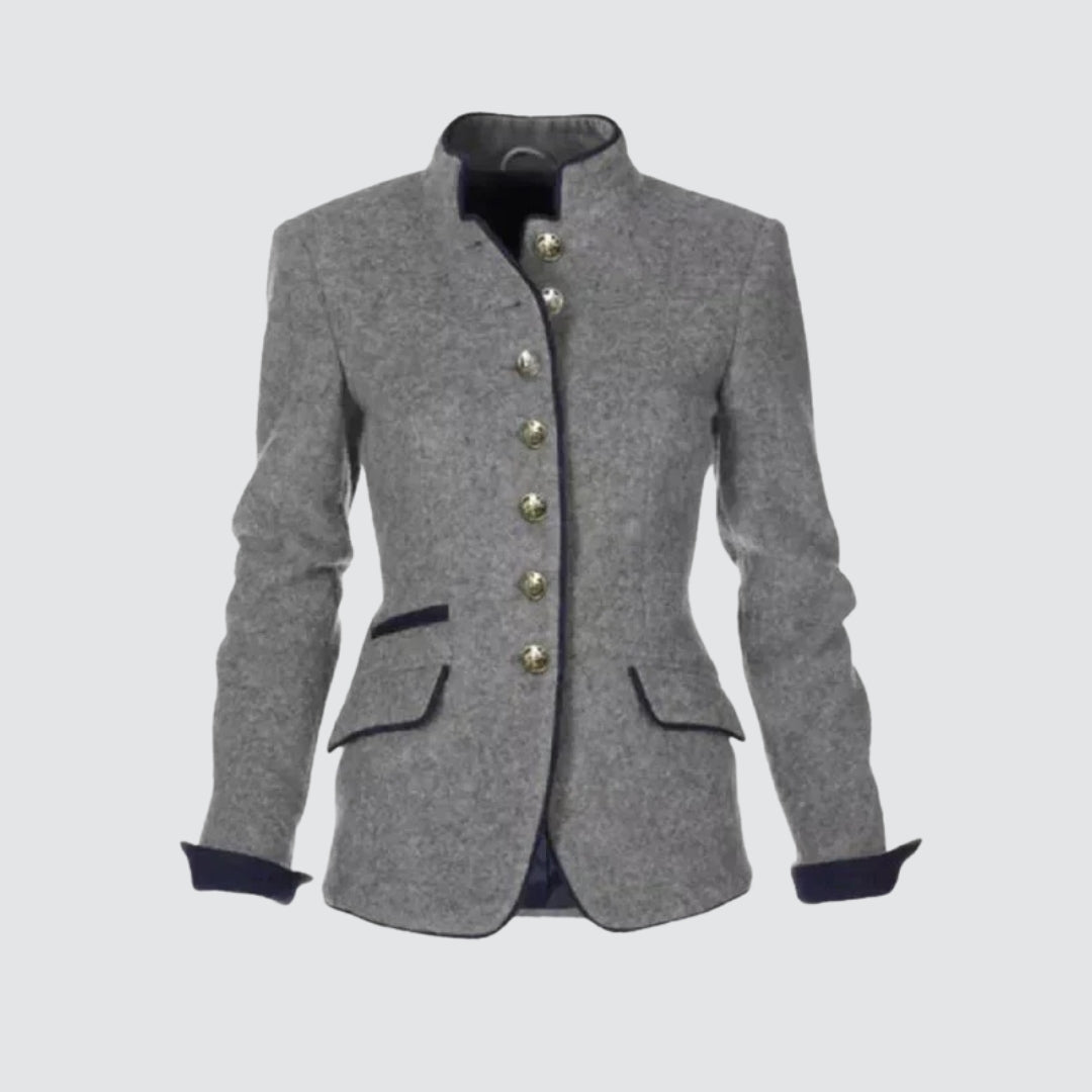 Drune | Elegante einfarbige Damenjacke