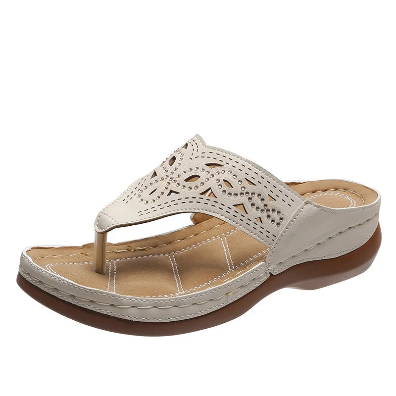 Drune - Damen Flip Flops mit optimalem Halt