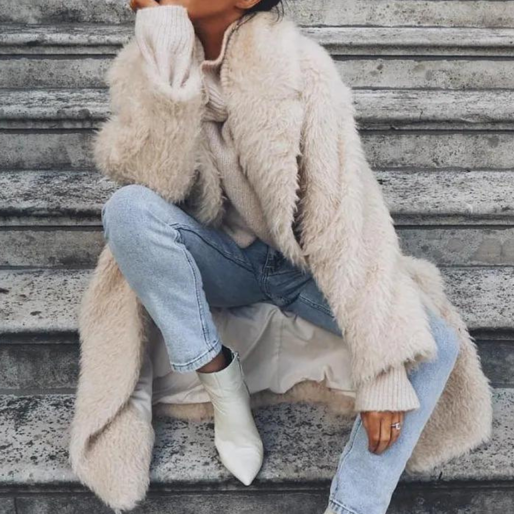 Drune | Bequeme Lange Teddyjacke