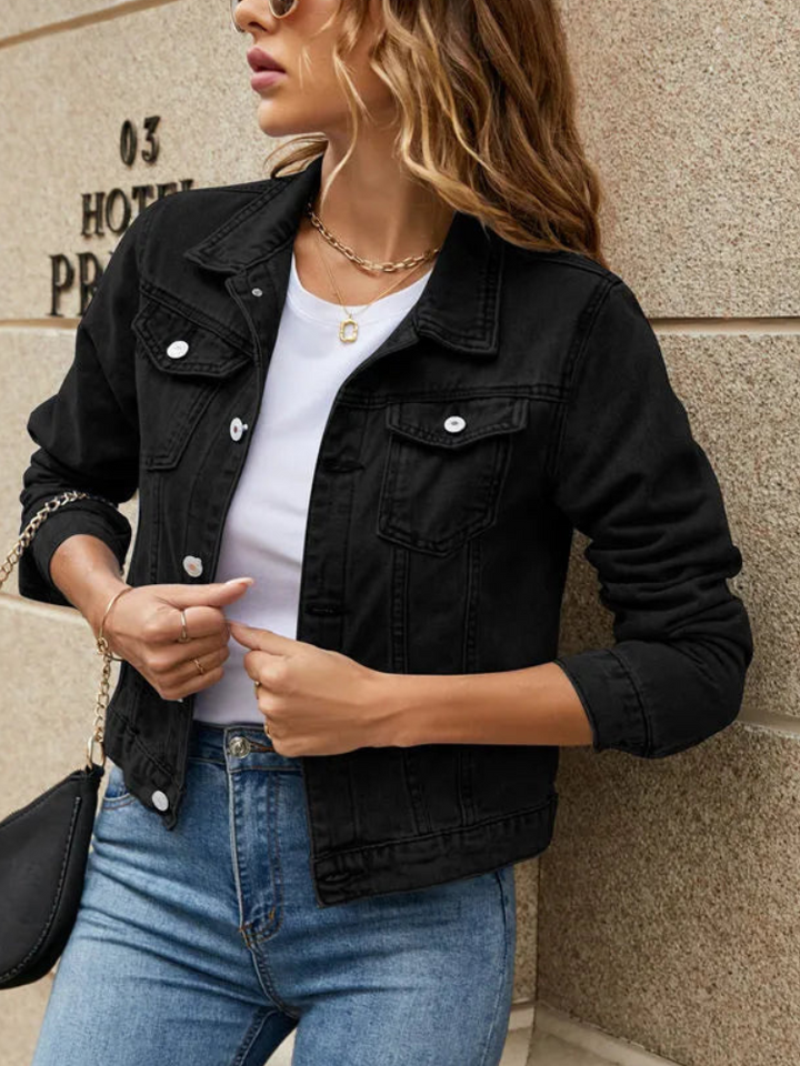 Drune | Kurze Casual-Jeansjacke