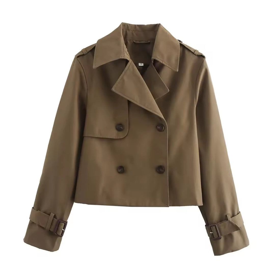 Drune | Gekürzter Trenchcoat