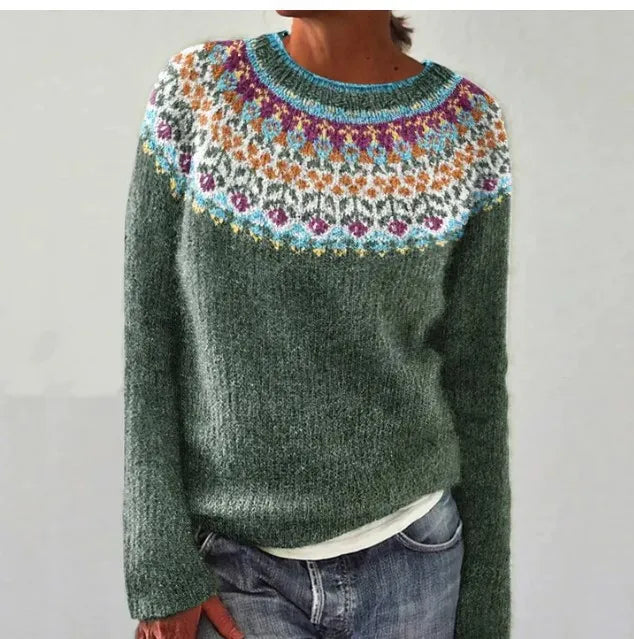 Damen Norwegerpullover mit Stilvollem Design & Gemütlicher Passform | Drune