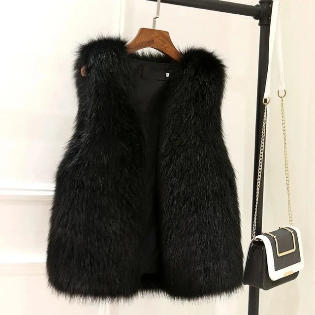 Drune | Faux Fuchs Pelz Gilet