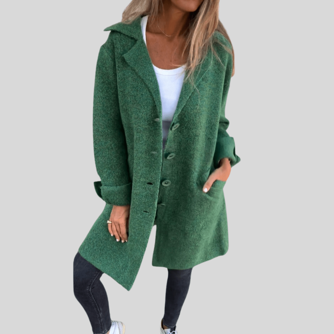 Drune | Button-Up Cardigan Mantel - Oversized Fit - Gemütlich & Schick - Lässiges Schichten