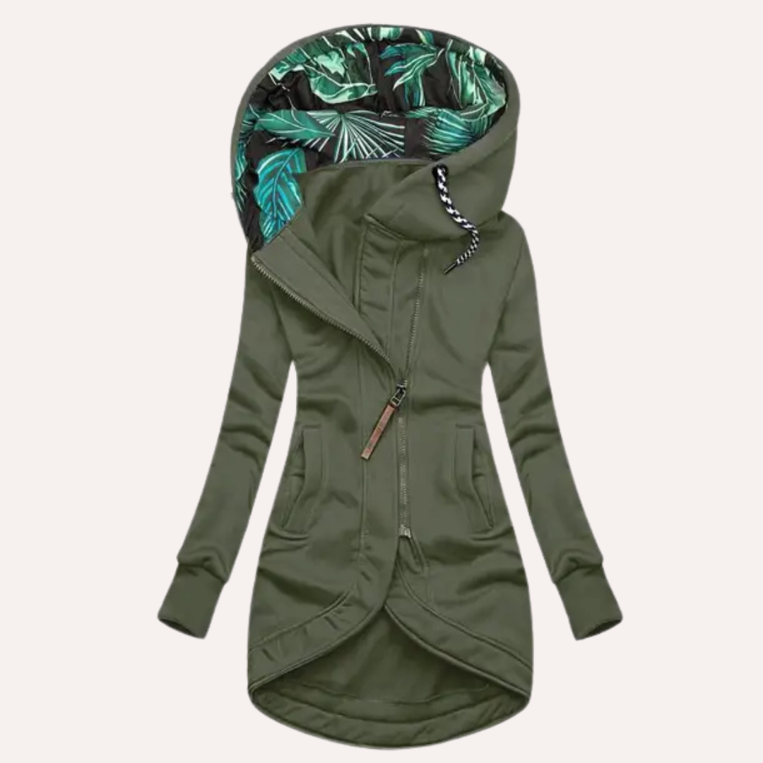 Drune | Fleece Jacke mit Kapuze - Langarm