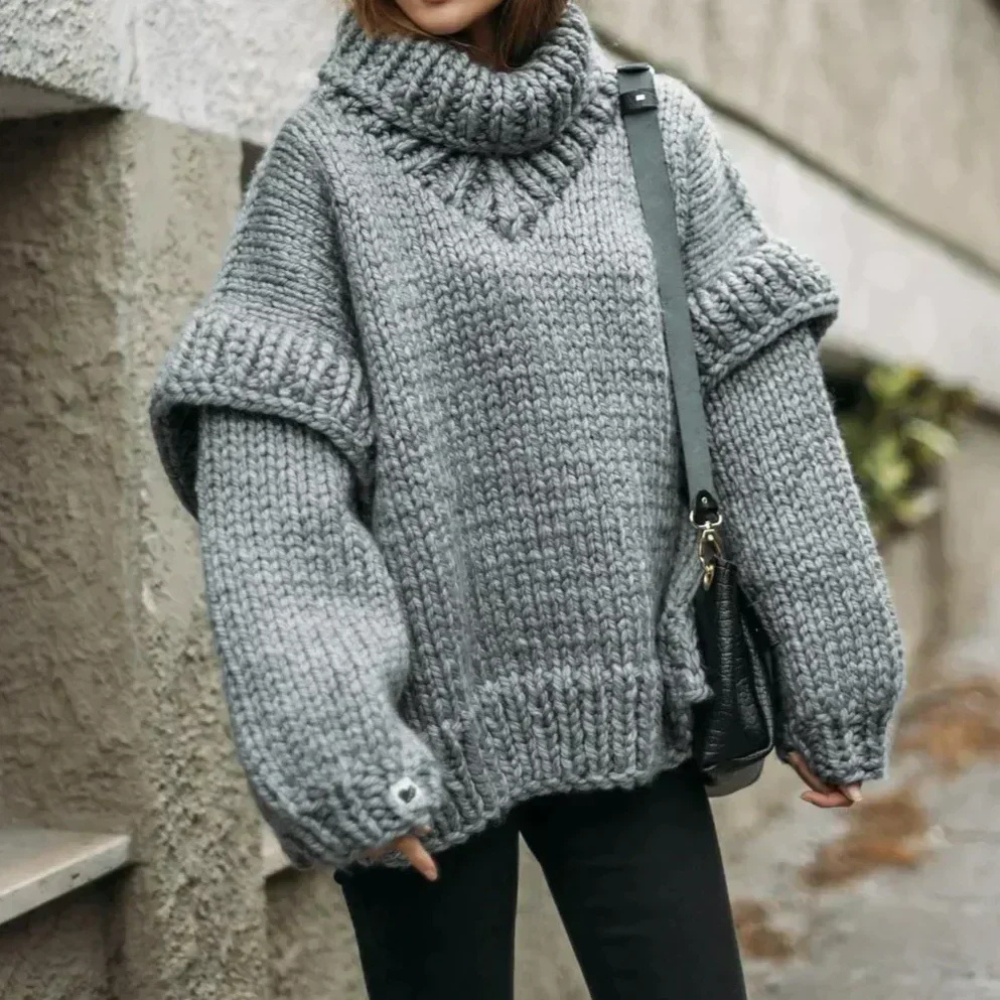 Drune | Damen - Kuscheliger Oversized Strick