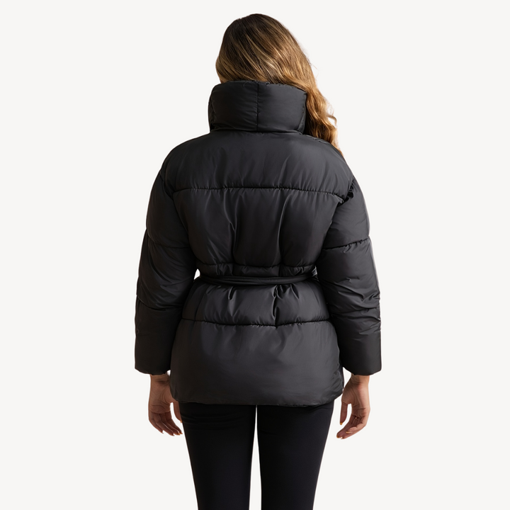 Drune | Damen Pufferjacke mit Gürtel