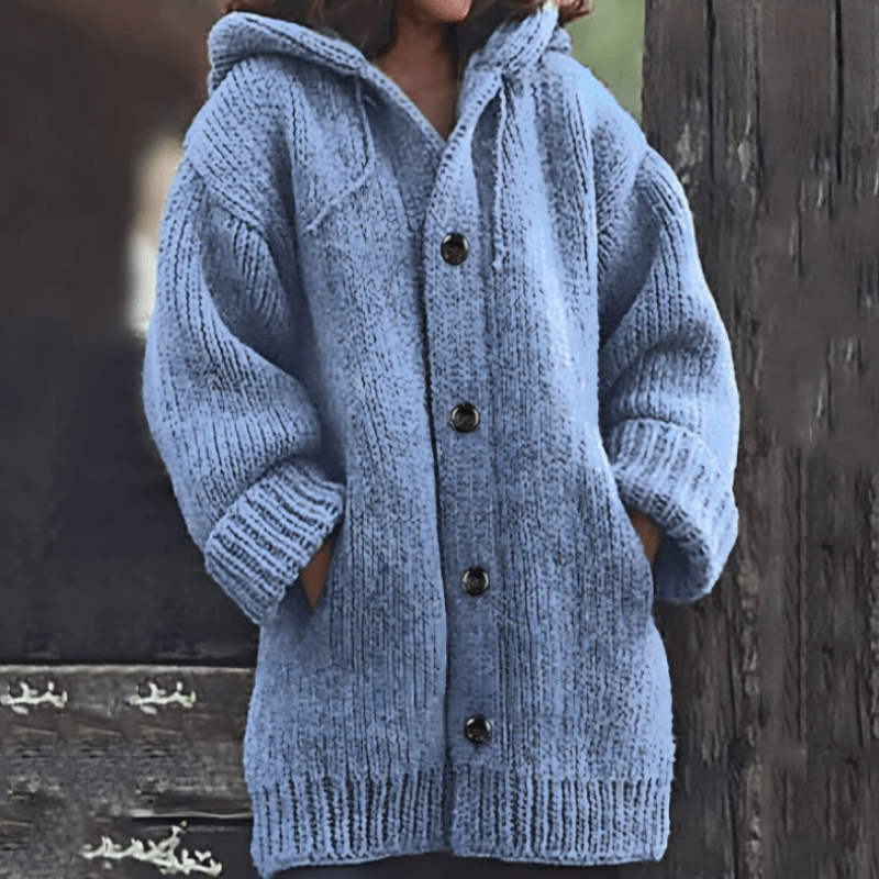 Drune | Warme Damen-Strickjacke