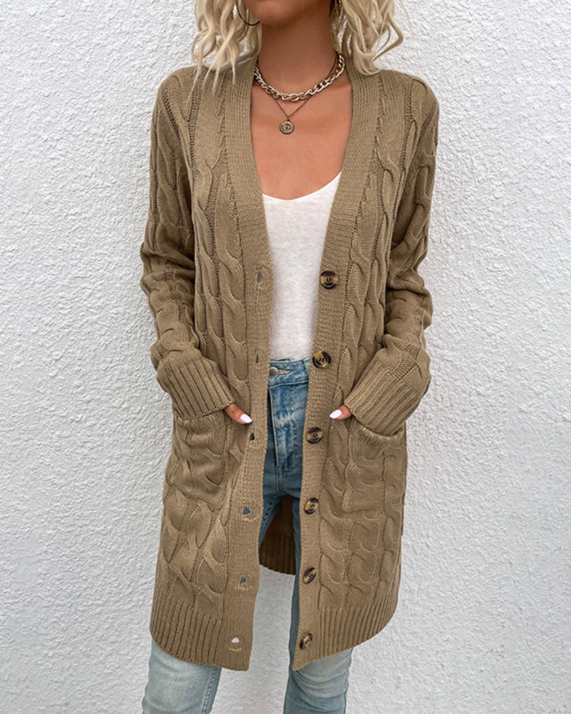 Drune | Langärmelige Strickjacke
