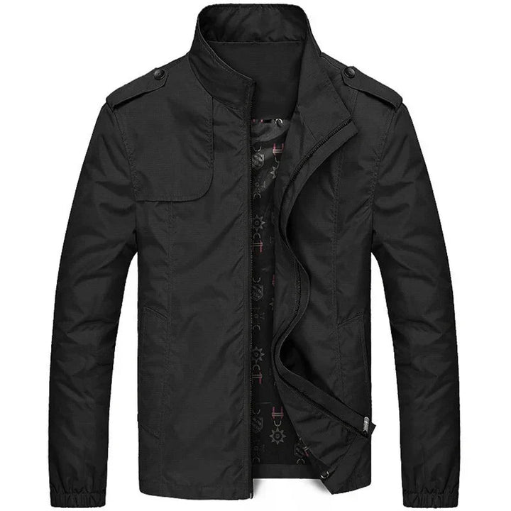 Drune | Cargo-Jacke Reguläre Schnitt Leicht und Strapazierfähig Hoher Kragen Klapptaschen